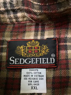 SEDGEFIELD/セッジフィールド/シャツ/ブラウス/トップス/ブラウン/XXL