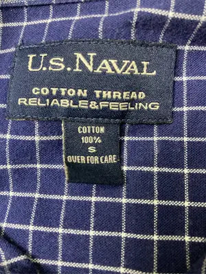 U.S. NAVAL/シャツ/ブラウス/トップス/ネイビー/S