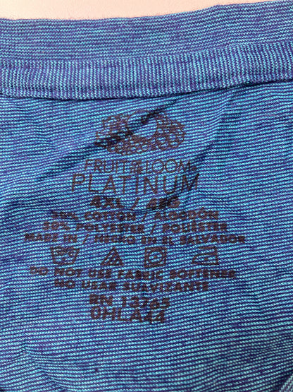 FRUIT OF THE LOOM/フルーツオブザルーム/Tシャツ/カットソー/トップス/ブルー/4XL