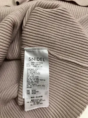 SNIDEL/スナイデル/Tシャツ/カットソー/トップス/ベージュ/ONE SIZE