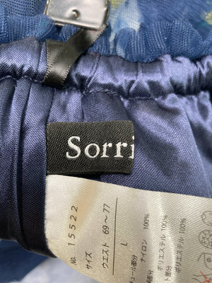 Sorridere/ソリデーレ/スカート/スカート/ブルー/L  ウエスト69～77