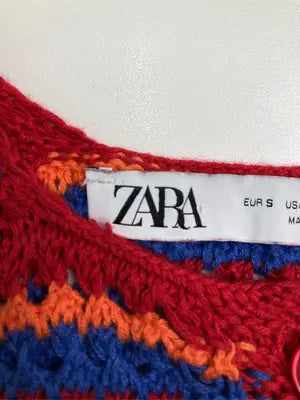 ZARA/ザラ/ベスト/トップス/レッド/USA S