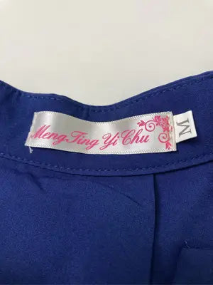 Meng Ting Yi Chu/シャツ/ブラウス/トップス/ブルー/M