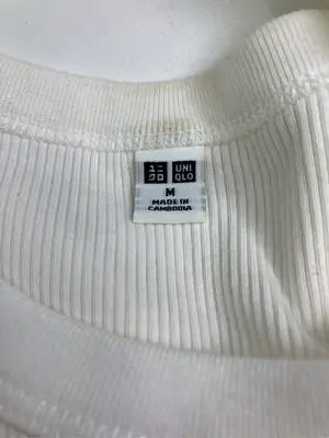 UNIQLO/ユニクロ/Tシャツ/カットソー/トップス/ホワイト/M