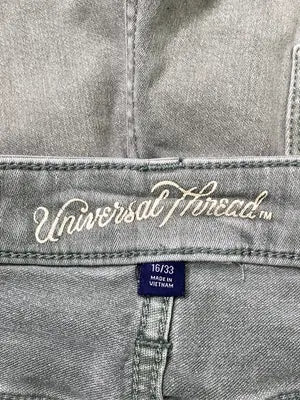 universal thread/デニムパンツ/パンツ/カーキ/16/33