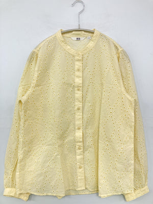 UNIQLO/ユニクロ/シャツ/ブラウス/トップス/イエロー/S