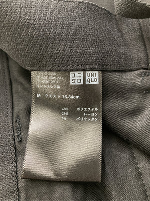 UNIQLO/ユニクロ/スラックス/パンツ/ブラック/M