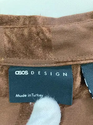asos design/シャツ/ブラウス/トップス/ブラウン/XL