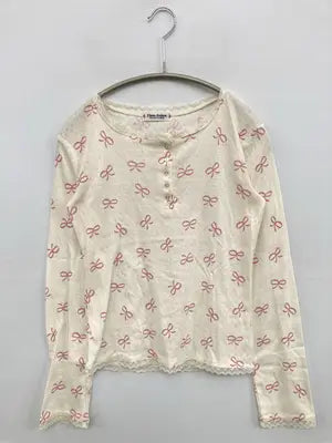 TINA:JOJUN/ティーナジョジュン/Tシャツ/カットソー/トップス/ホワイト/M