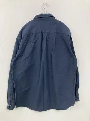 無印良品/ムジルシリョウヒン/シャツ/ブラウス/トップス/ネイビー/XL
