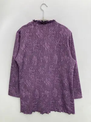 Tシャツ/カットソー/トップス/パープル/M〜L