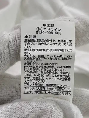 EDWIN/エドウィン/Tシャツ/カットソー/トップス/ホワイト/S