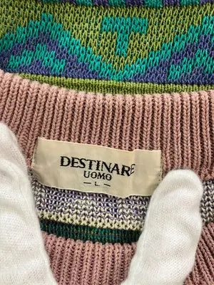 DESTINARE/ニット/セーター/トップス/グリーン/L
