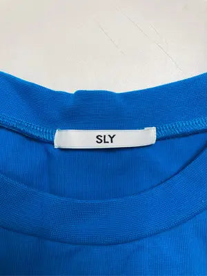 SLY/スライ/ノースリーブ/トップス/ブルー/FREE
