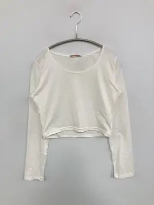 Nina et Lina/Tシャツ/カットソー/トップス/ホワイト/XL