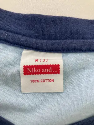 niko and .../ニコアンド/Tシャツ/カットソー/トップス/スカイブルー/M