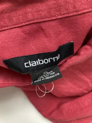 claiborne/クレイボーン/シャツ/ブラウス/トップス/レッド/XL