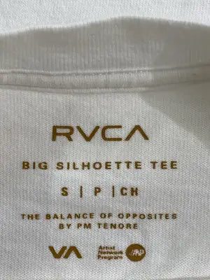 RVCA/ルーカ/Tシャツ/カットソー/トップス/ホワイト/S