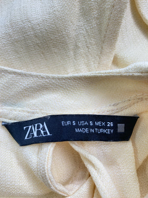 ZARA/ザラ/ノースリーブ/トップス/イエロー/S