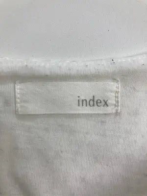 index/インデックス/シャツ/ブラウス/トップス/ホワイト/M