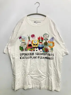 UNIQLO/ユニクロ/Tシャツ/カットソー/トップス/ホワイト/L