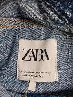 ZARA/ザラ/シャツ/ブラウス/トップス/ブルー/M〜L