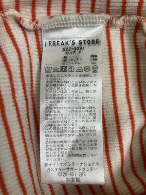FREAK'S STORE/フリークスストア/Tシャツ/カットソー/トップス/オレンジ/F