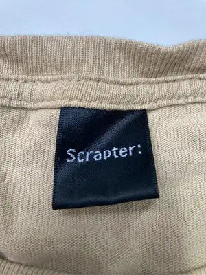 Scrapter:/Tシャツ/カットソー/トップス/ベージュ/L   バスト96～104　身長175～185