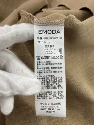 EMODA/エモダ/シャツ/ブラウス/トップス/ベージュ/F