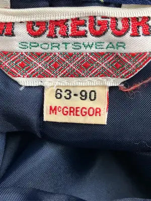 McGREGOR/マックレガー/ショート/ミニスカート/スカート/ネイビー/63-90