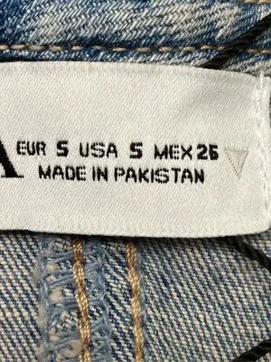 ZARA/ザラ/チューブトップ/トップス/ブルー/USA S