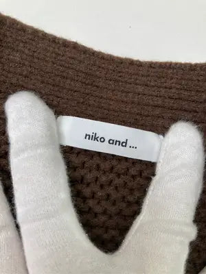 niko and .../ニコアンド/カーディガン/ボレロ/トップス/ブラウン