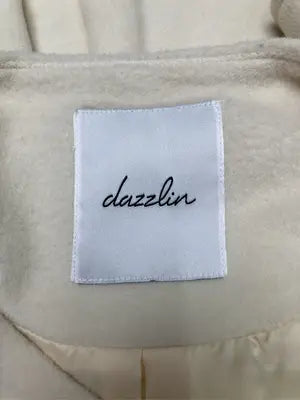 dazzlin/ダズリン/ノーカラーコート/ジャケット/アウター/ホワイト/S