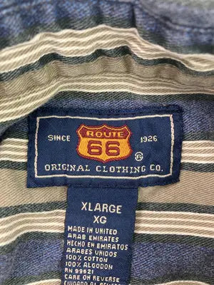 ROUTE66/ルートロクロク/シャツ/ブラウス/トップス/カーキ/XLARGE