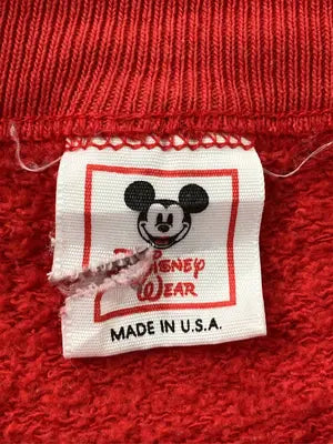 Disney/ディズニー/スウェット/トップス/レッド/XXLARGE