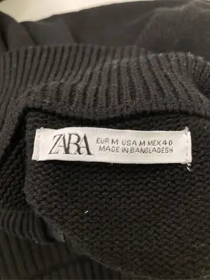 ZARA/ザラ/ニット/セーター/トップス/ブラック/EUR M
