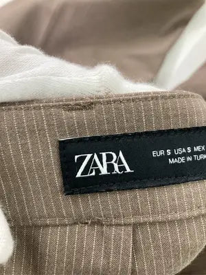 ZARA/ザラ/スラックス/パンツ/ベージュ/S