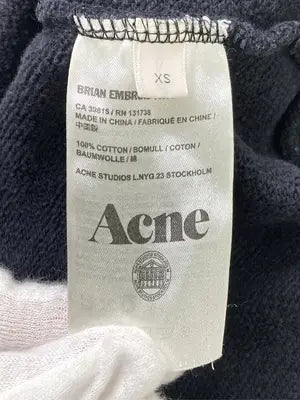 Acne/スウェット/トップス/ブラック/XS