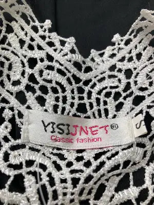 Yisinet/ワンピース/ワンピース/ドレス/ブラック/S
