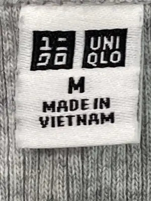 UNIQLO/ユニクロ/Tシャツ/カットソー/トップス/グレー/M