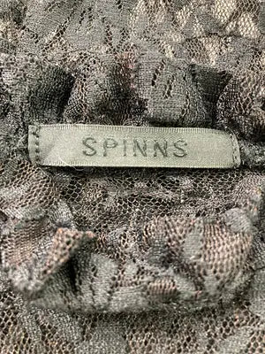 SPINNS/スピンズ/シャツ/ブラウス/トップス/ブラック/F