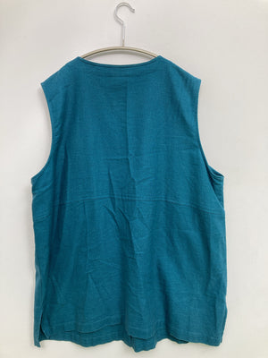 Kethie Lea/ノースリーブ/トップス/ブルー/18W/20W