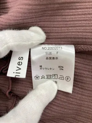 archives/アルシーヴ/Tシャツ/カットソー/トップス/ブラウン/F