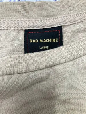 RAG MACHINE/ラグマシーン/Tシャツ/カットソー/トップス/ベージュ/LARGE