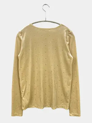 MOUSSY/マウジー/Tシャツ/カットソー/トップス/ベージュ/F