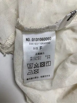 NICE CLAUP/ナイスクラップ/Tシャツ/カットソー/トップス/アイボリー/F