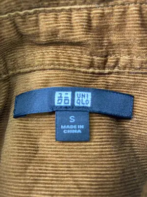UNIQLO/ユニクロ/シャツワンピース/ワンピース/ドレス/ブラウン/S