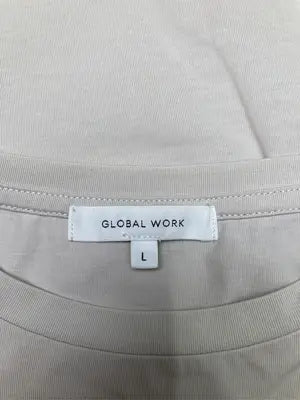 GLOBAL WORK/グローバルワーク/Tシャツ/カットソー/トップス/ベージュ/L