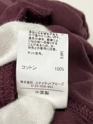 CITEN/シテン/Tシャツ/カットソー/トップス/パープル/FREE