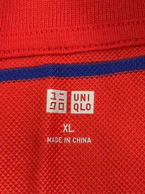 UNIQLO/ユニクロ/ポロシャツ/トップス/レッド/XL